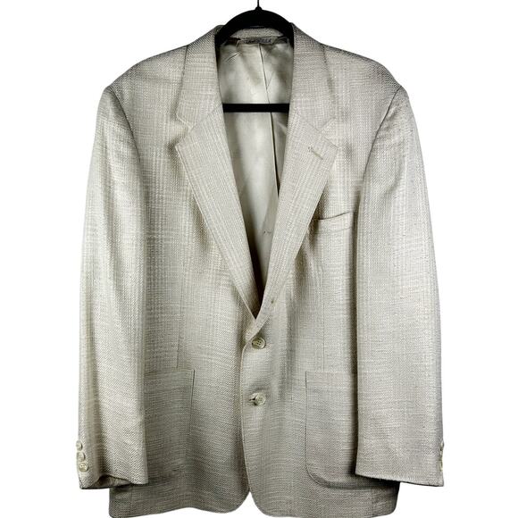 Levi Strauss Signature Jackets & Blazers - Levi Strauss Tailored Classics Vintage Cream Blazer – Classic Fit,‎ L